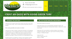 Desktop Screenshot of goinggreenturf.com